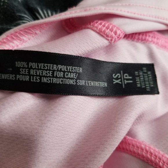 Women's Pink Work Out Athletic Gear Workout Shirt Top - Picture 4 of 4